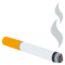 Cigarette emoji on Emojione